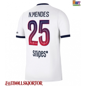 Paris Saint-Germain Nuno Mendes #25 Bortatröja 2026-27 Kortärmad
